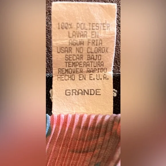 La Fete USA woman’s sleeveless black dress red flowers green Size Grande - Picture 5 of 8